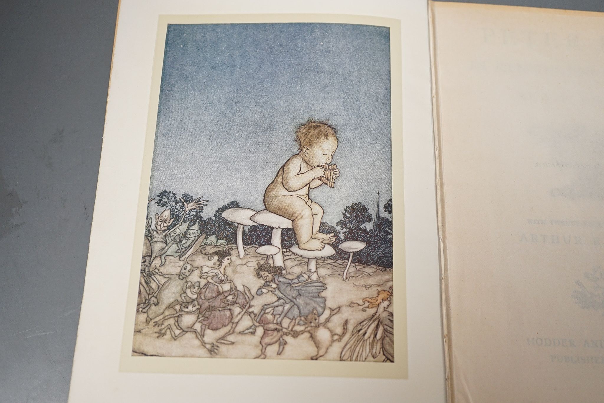 Barrie - Peter Pan, illustrated by Rackham, 8vo , with 24 colour plates, London, circa 1922